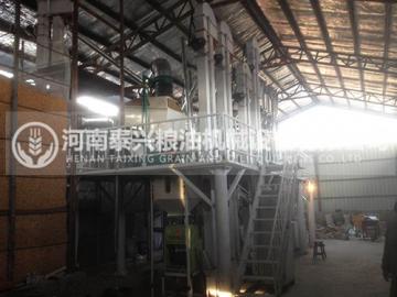 黑龙江15吨玉米加工设备安装案例